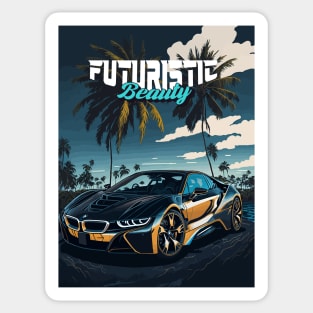 Futuristic Beauty Sticker